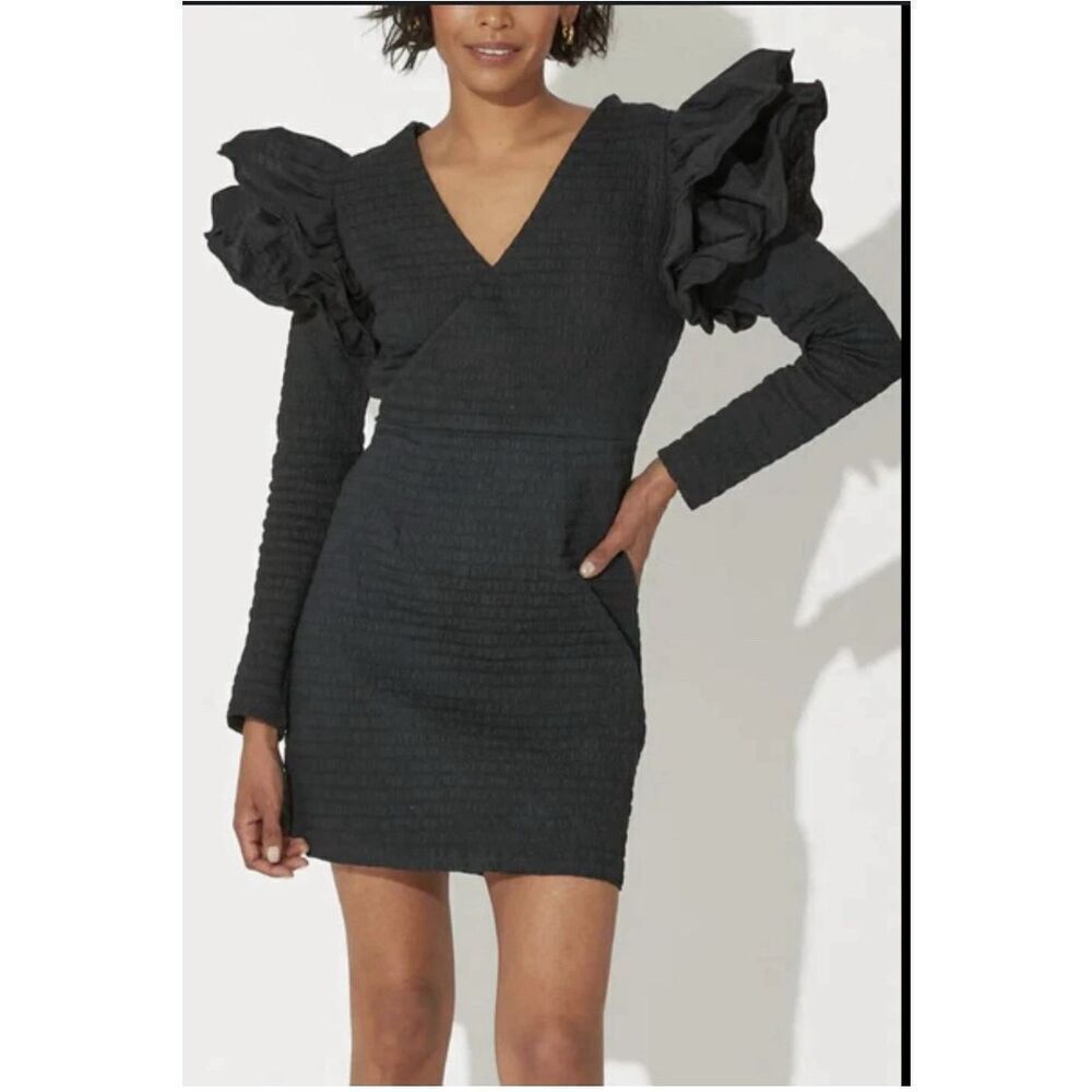 Cleobella Brigitta Mini Dress Black Size XS